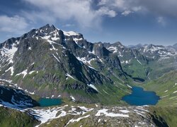 Góry w norweskim Parku Narodowym Moysalen