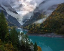 Jesień w Alpach szwajcarskich