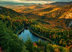 Jesień w górach Adirondack