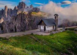 Góry, Dolomity, Kaplica, Włochy