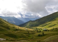 Krajobraz Dolomitów