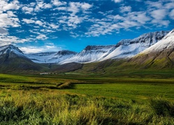 Krajobraz półwyspu Westfjords w Islandii