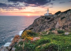 Latarnia morska Far de Capdepera Lighthouse na Majorce
