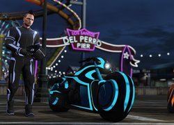 Mężczyźni z motocyklami z gry Grand Theft Auto V