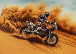 Motocyklista, Motocykl, KTM 450 Rally, Zespół Red Bull KTM Factory, Rajd Dakar 2017