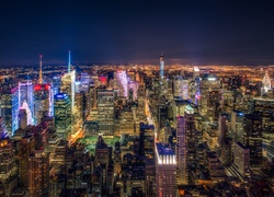 Nowy Jork - panorama z lotu ptaka