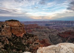 Skały, Kanion, Park Narodowy Wielkiego Kanionu, Grand Canyon, Arizona, Stany Zjednoczone