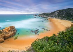 Plaża na wybrzeżu Sapphire w Australii