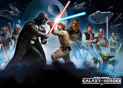 Star Wars: Galaxy of Heroes, Luke Skywalker, Darth Vader, Walka