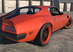 Pontiac Trans Am, 1973, Tył, 3D