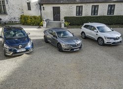 Trzy, Samochody, Renault Espace, Renault Koleos, Renault Talisman