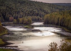 Rzeka Kosva w Rosji