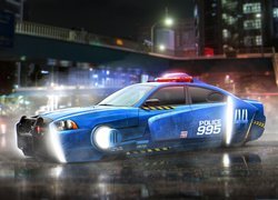 Samochód, Policyjny, Dodge Charger, Ulica, Film, Blade Runner 2049 - Łowca androidów 2049