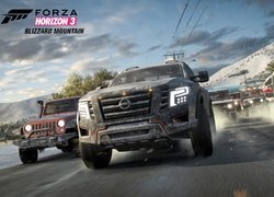 Samochody na drodze w grze Forza Horizon 3