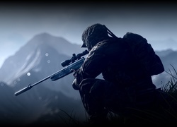Battlefield 4, Żołnierz, Snajper, Góry