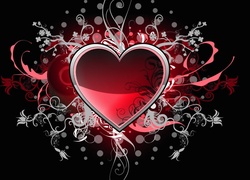 Walentynkowe serce w grafice komputerowej 2D