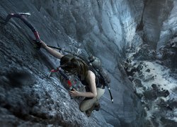 Gra, Shadow of the Tomb Raider, Tomb Raider 2018, Lara Croft, Wspinaczka