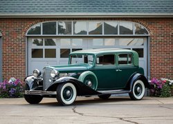 Zabytkowy, Zielony, Cadillac V12 370-C, 1933