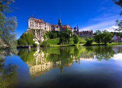 Zamek Sigmaringen nad rzeką Dunaj